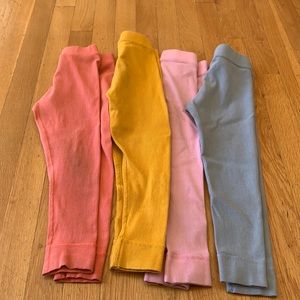 Hanna Anderson ribbed legging lot 4t